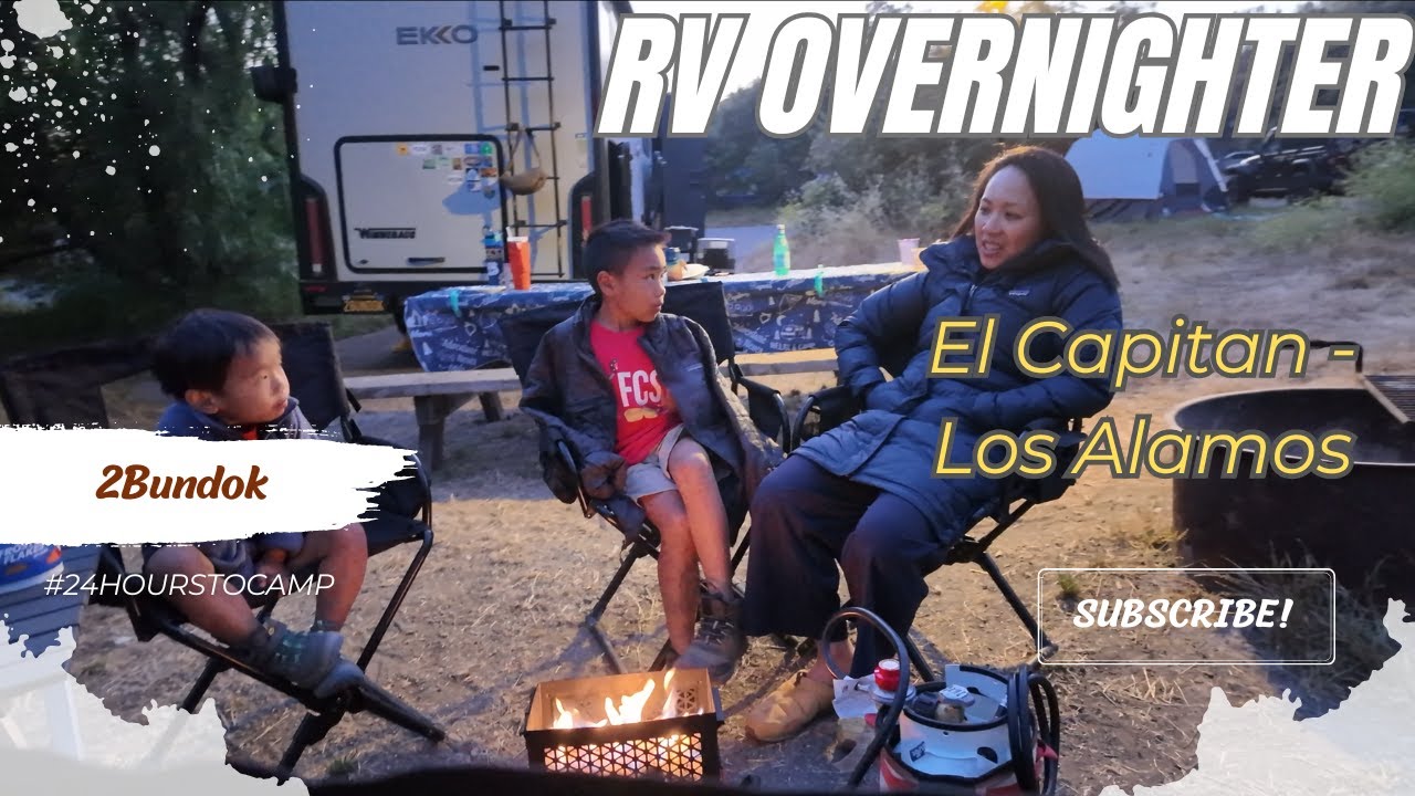 Only 1-Night for RV Camping? No problem!  Quick Overnighter in our Ekko to El Capitan State Beach