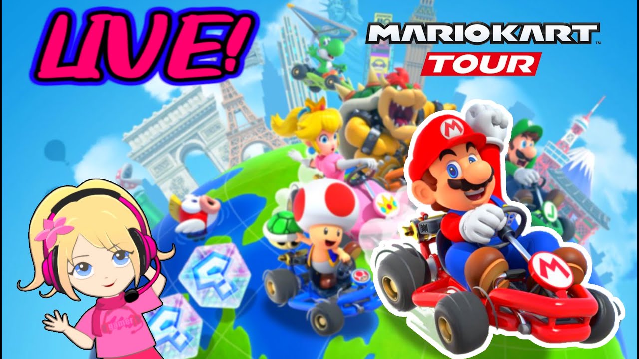 Mario Kart Tour! FIRST Mobile Live Stream! Playing with Viewers 