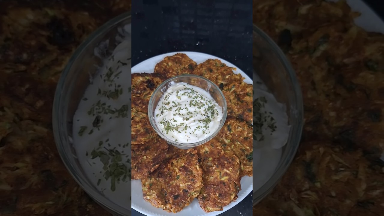5 Dakikada Hazır Kabak Mücveri 💯 #shorts #yemektarifleri #food #recipe #trending #viral
