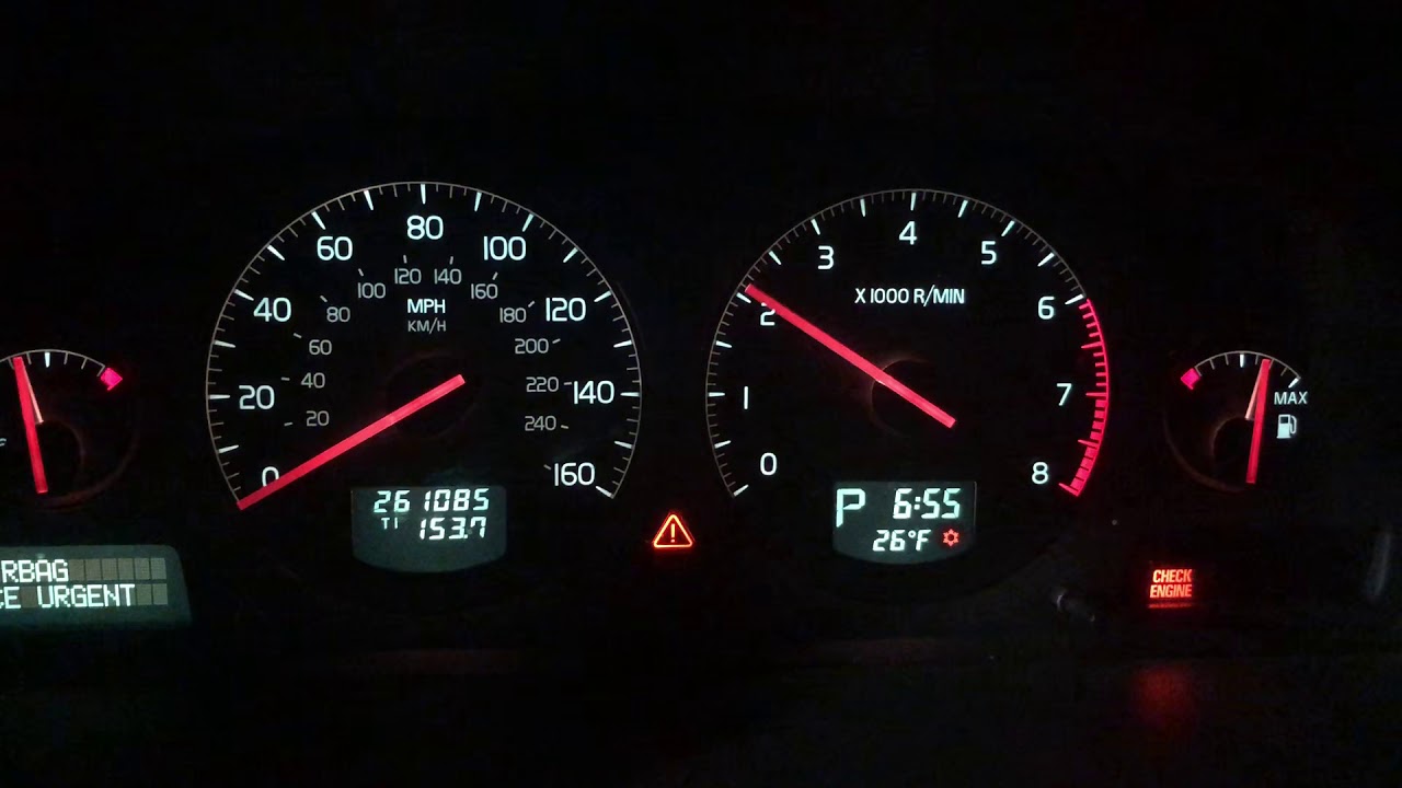 2001 Volvo V70 (non turbo) surging idle YouTube