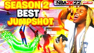 I Found THE BEST GREEN JUMPSHOT EVER For SEASON 2 NBA 2K22 NEXT GEN BEST JUMPSHOT ON NBA 2K22