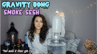 Smoke With Me *2 LITER GRAVITY BONG* Smoke Sesh