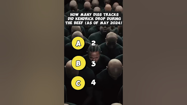 Who Dropped More? Kendrick vs. Drake Diss Track Count (May 2024)
