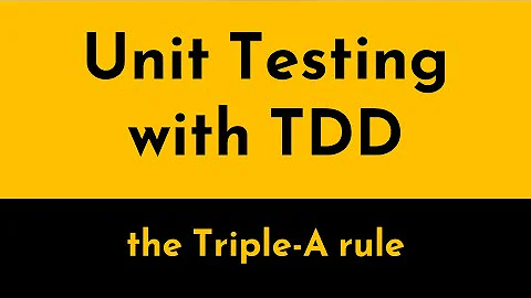 Test-Driven Development Part 4 | Triple A Rule | Setting Up and Tearing Down Tests | TDD | Geekific