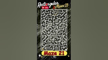 Rectangular mazes Maze 21 #hiddenpuzzles #mazes