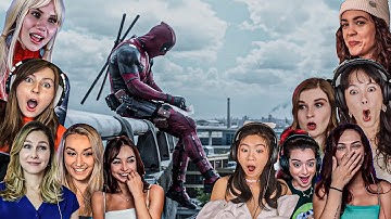 TOP FEMALE "Maximum Effort" Reactions! Deadpool Movie Reaction