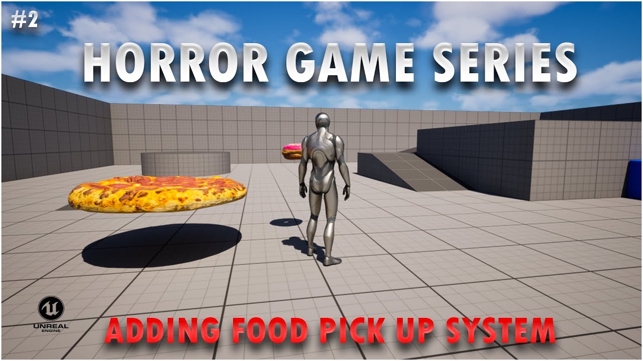 Unreal Engine Horror Game - Adding Food Pickup System | EP2 | IN TELUGU ...