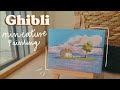 Ghibli miniature painting | SPIRITED AWAY✨ | miniature canvas | relaxing video