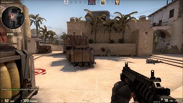 Flashbang, through the door - CS:GO