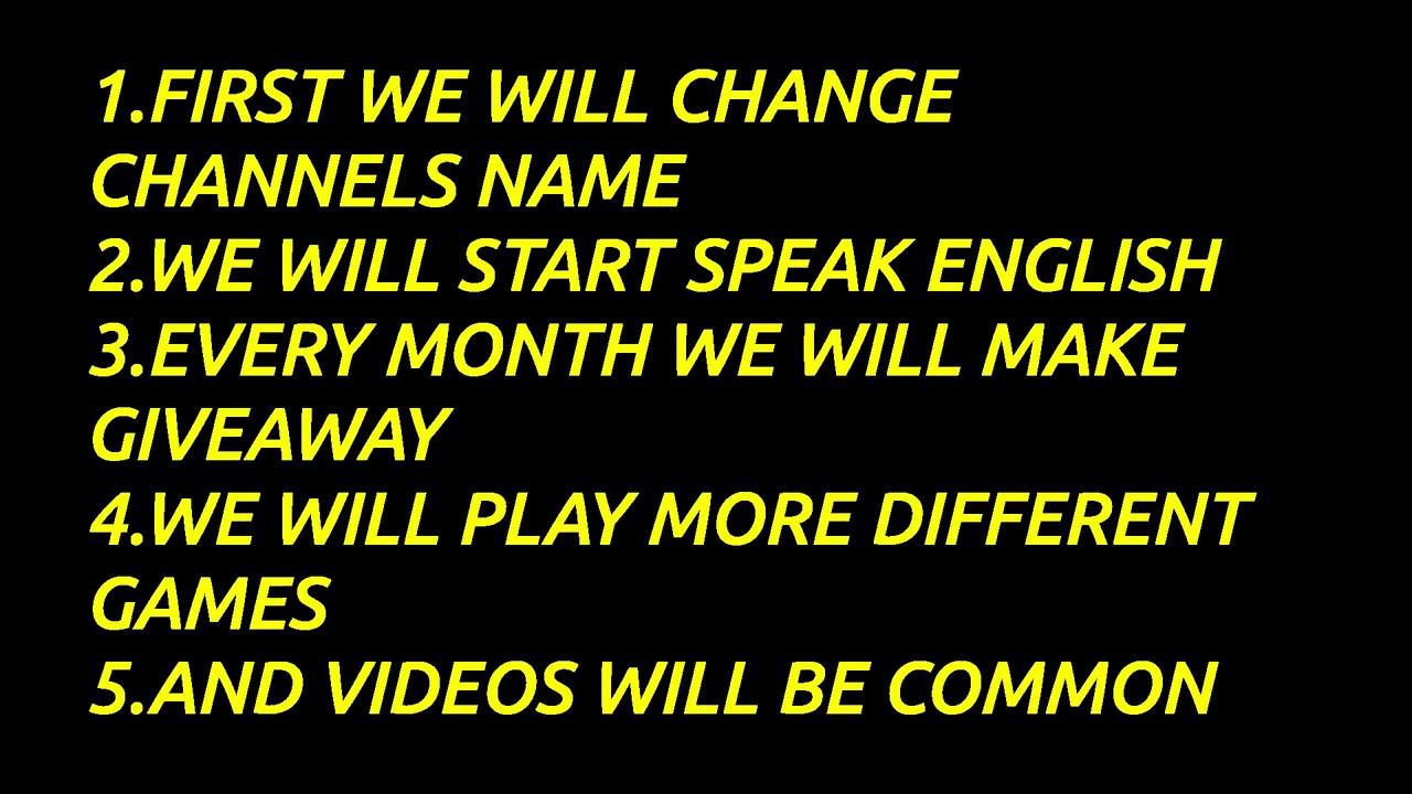 GamingBrothers-Update | change channel name more videos... - YouTube