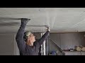 Préparation facile plafond sous dalle béton