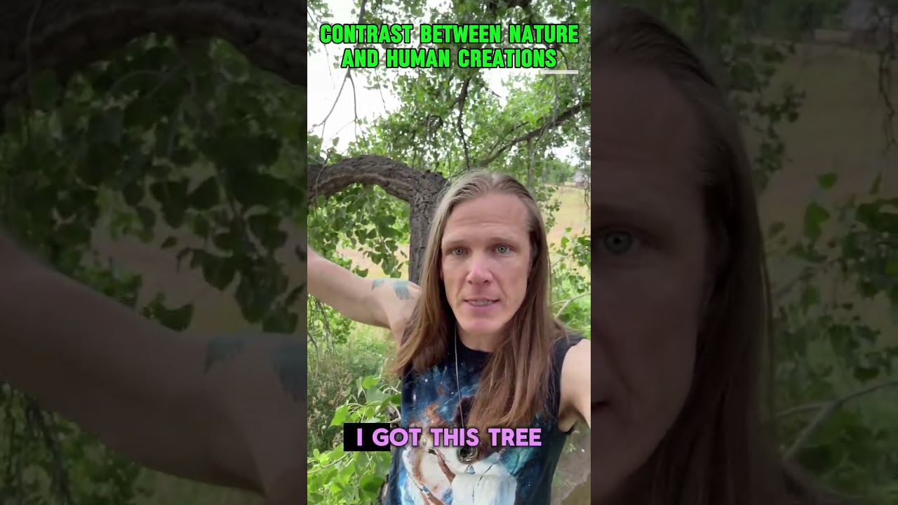 Contrast between nature and human creations is wild.
Be the nature that remembers. 