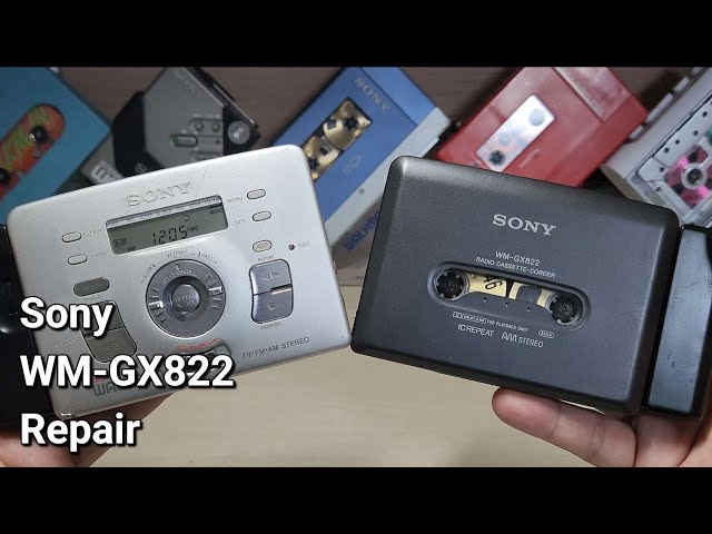 Sony WM-GX822 Repair Cassette Player Walkman - YouTube