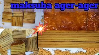 Resep Maksuba Agaragarlapis Agaragar Kue Khas Palembang