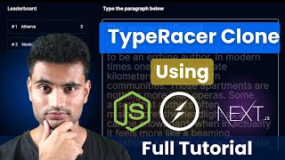 Create a TYPERACER clone using Node.js, Socket.io, Next.js, Shadcn-ui, Turborepo and more!