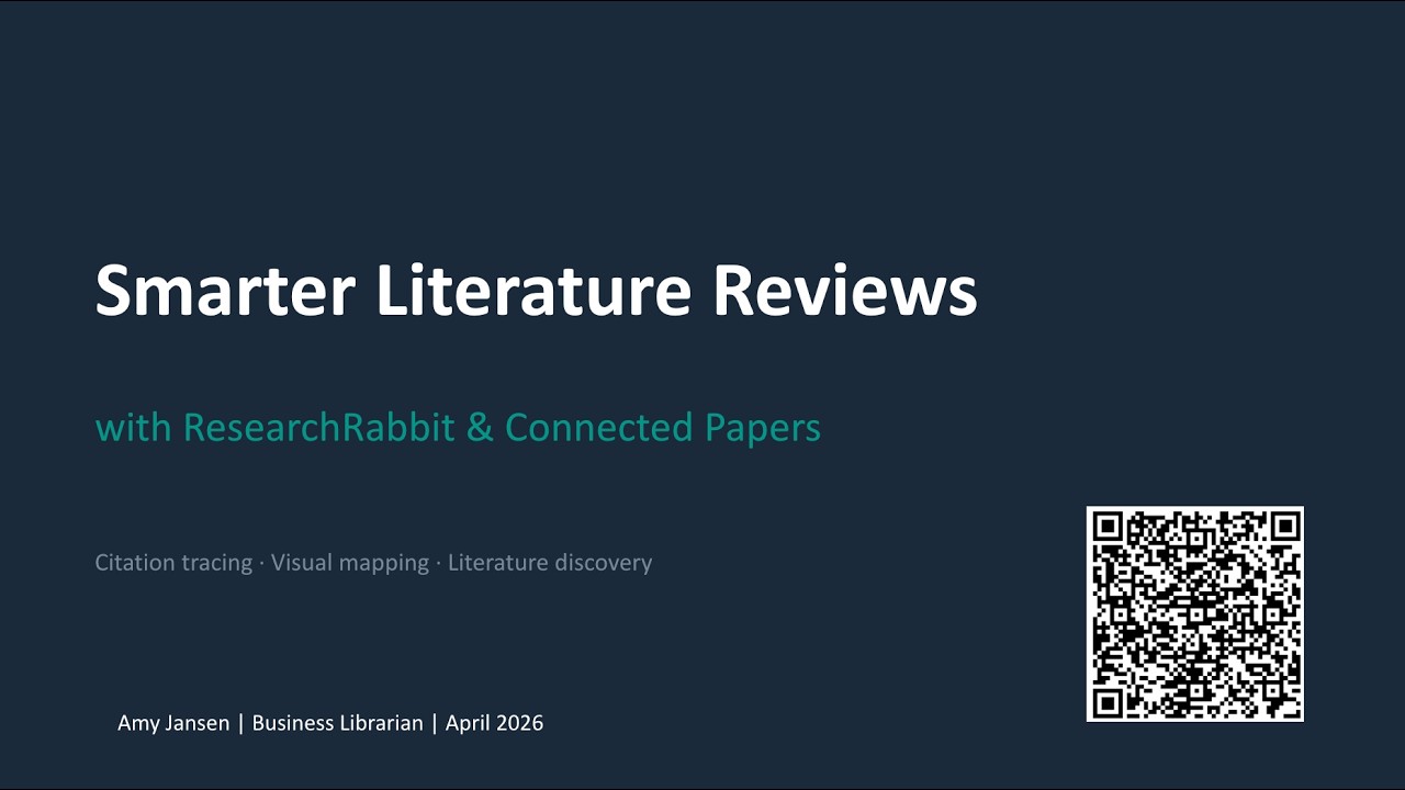 Using ResearchRabbit and Connected Papers for Smarter Literature Reviews