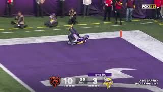 Fantastic high point by Nahshon Wright for the INT on JJ McCarthy! Net Worth