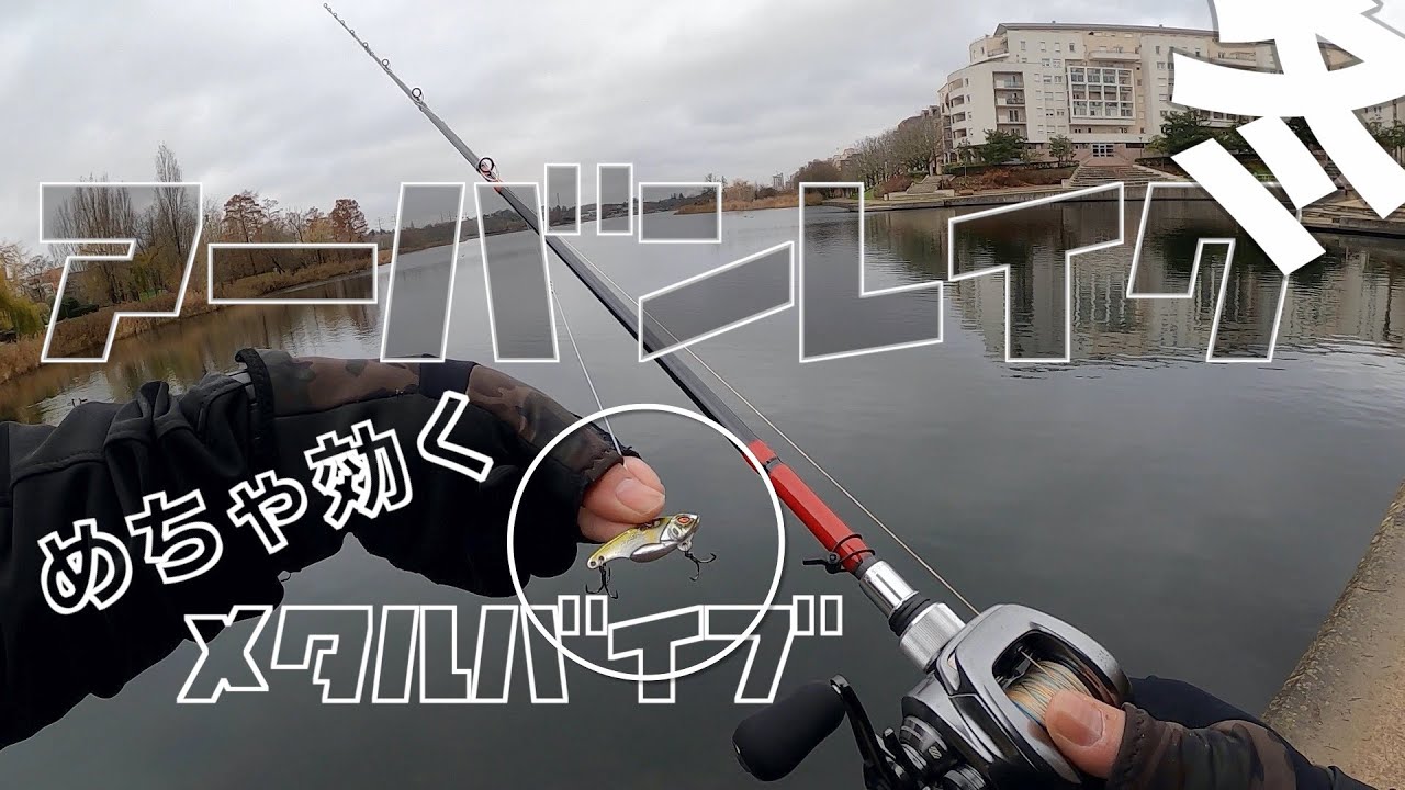 冬、都市の大規模人工池で釣りしてみた。結局メタルバイブ。| HuercoXT610-4C |パックロッド|