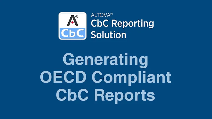 Generating OECD Compliant CbC Reports - DayDayNews