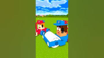 Steve-Road-Roller and Alex-Forklift Pizza Cooking - Minecraft animation #minecraft #shorts
