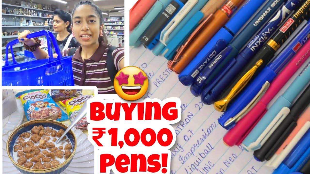 Buying ₹1,000 Pens!😱🛍🎀 | Riya's Amazing World