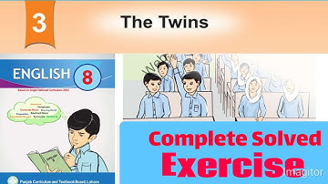 The Twins | Poenm | Exercise Lesson No.3 | English Class 8 | SNC 2022