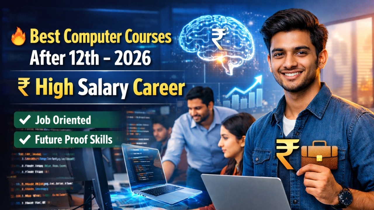 Best Computer Courses After 12th in 2026 | High Salary | 12th के बाद ...