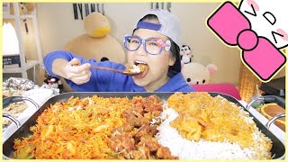INDIAN FOOD FEAST ft. CURRY | MUKBANG