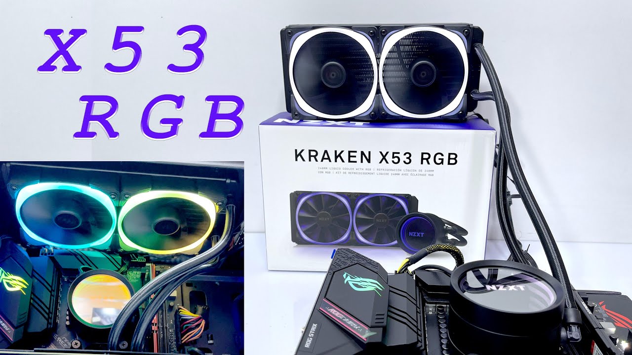 NZXT KRAKEN 360 RGB BLACK UNBOX INSTALL & TEST 