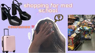 Vlog 1-First Year Medical College Shopping 🛍️ 🩺‼️🦋 #mbbs #shoppingvlog #aesthetic