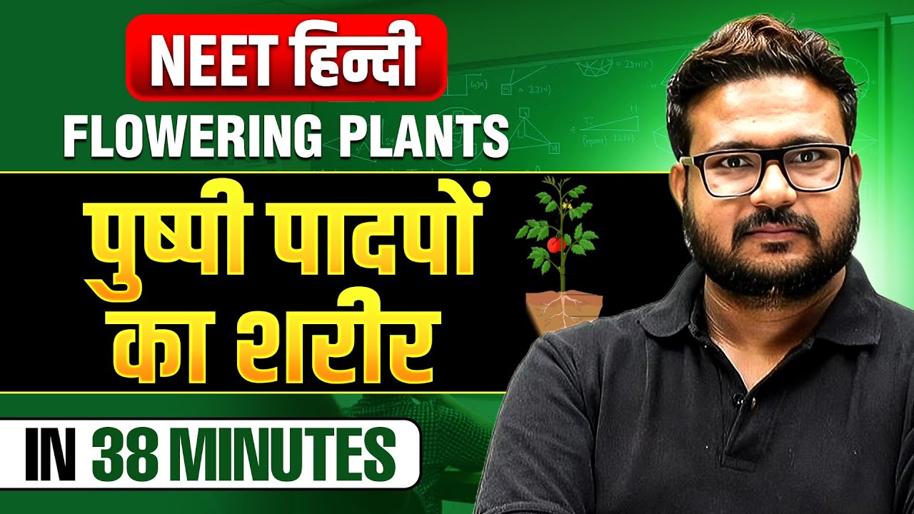 Anatomy of Flowering Plants (पुष्पी पादपों का शारीर) in 38 Minutes | NEET हिंदी 2025