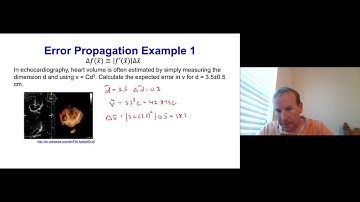 Computational BME: taylor series error propagation