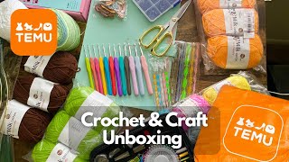 TEMU HAUL  Crochet and Craft Supplies Review