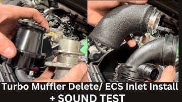 Mk7 GTI 2.0t Turbo Muffler Delete & Big Bore Inlet Install + Sound test