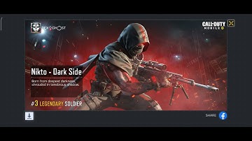 Finally Legendary NIKTO is with me with the returns of Dark Side Draw in Call of Duty Mobile 😍😍😍