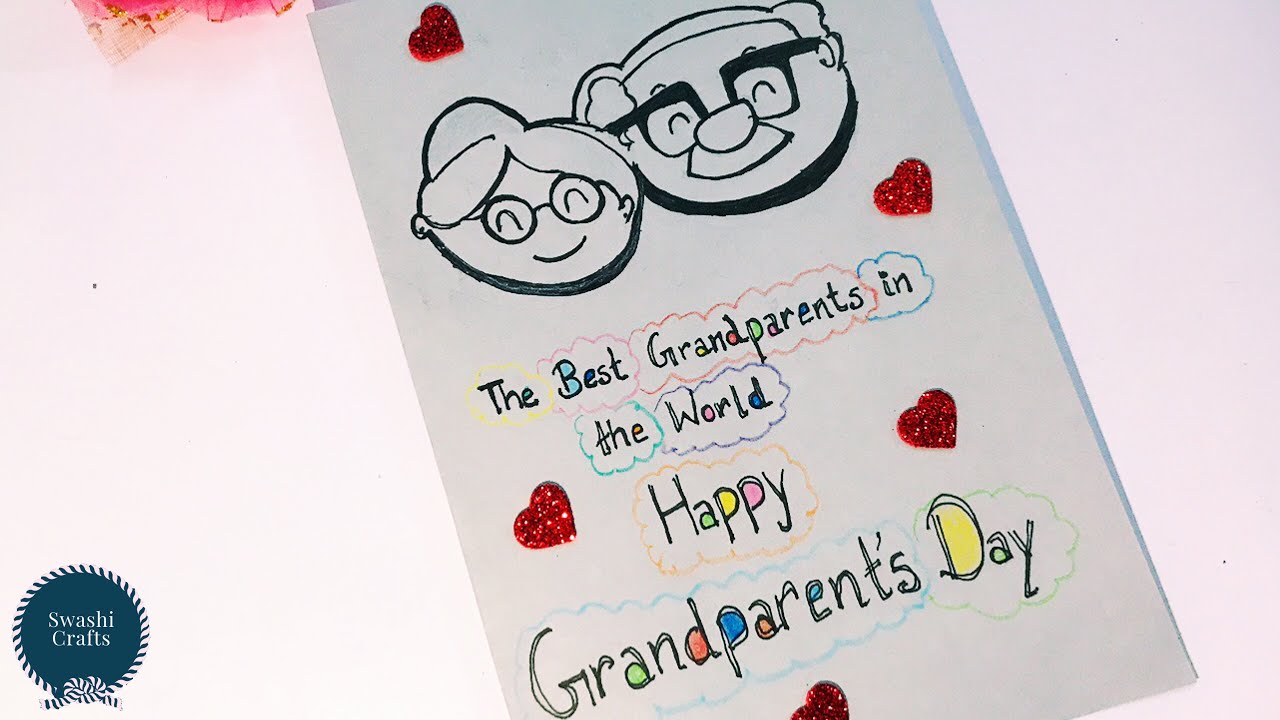 Download Happy Grandparent S Day Handmade Card Grandparents Day How To Draw Grandparents Youtube