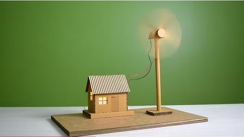 How To Make Windmill || Easy Science Project || Science Project Working Model 