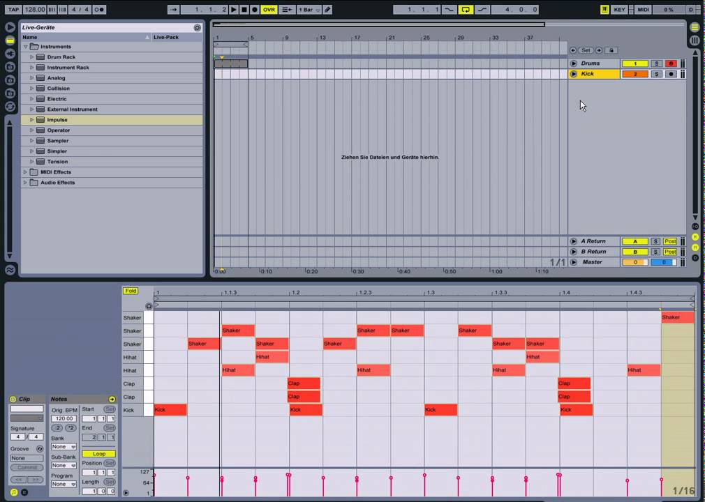 [Tutorial] Fidget House in Ableton Live : Drums & Wobble Bass I - YouTube