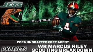 Jets 2024 UDFA | WR Marcus Riley Long Shot Speedy Returner