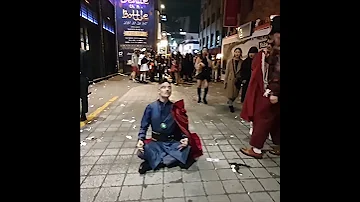이태원 씹어먹은 할로윈 레전드 닥터스트레인지ㅋㅋㅋㅋㅋ싱크로율ㅋㅋㅋㅋㅋㅋㅋ Shorts 