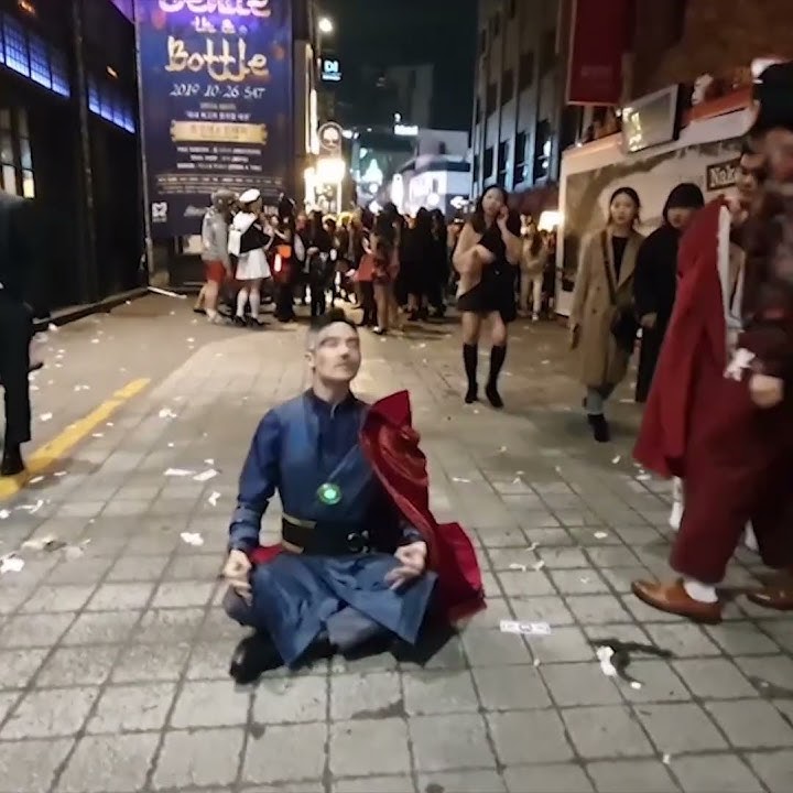 이태원 씹어먹은 할로윈 레전드 닥터스트레인지ㅋㅋㅋㅋㅋ싱크로율ㅋㅋㅋㅋㅋㅋㅋ#Shorts