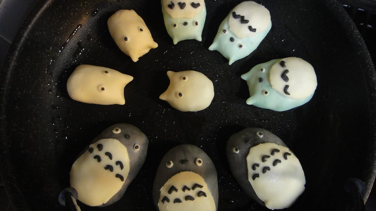 Totoro Steamed Buns トトロ肉マンつくってみた Ghibli Recipe レシピ Youtube