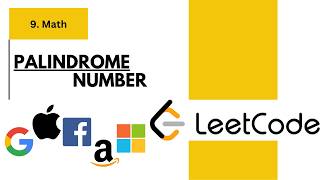Palindrome Number | Leetcode problem 9 | Java