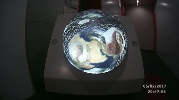 Docodemo Dome Test Projection of Back to the Moon for Good — Fulldome Trailer