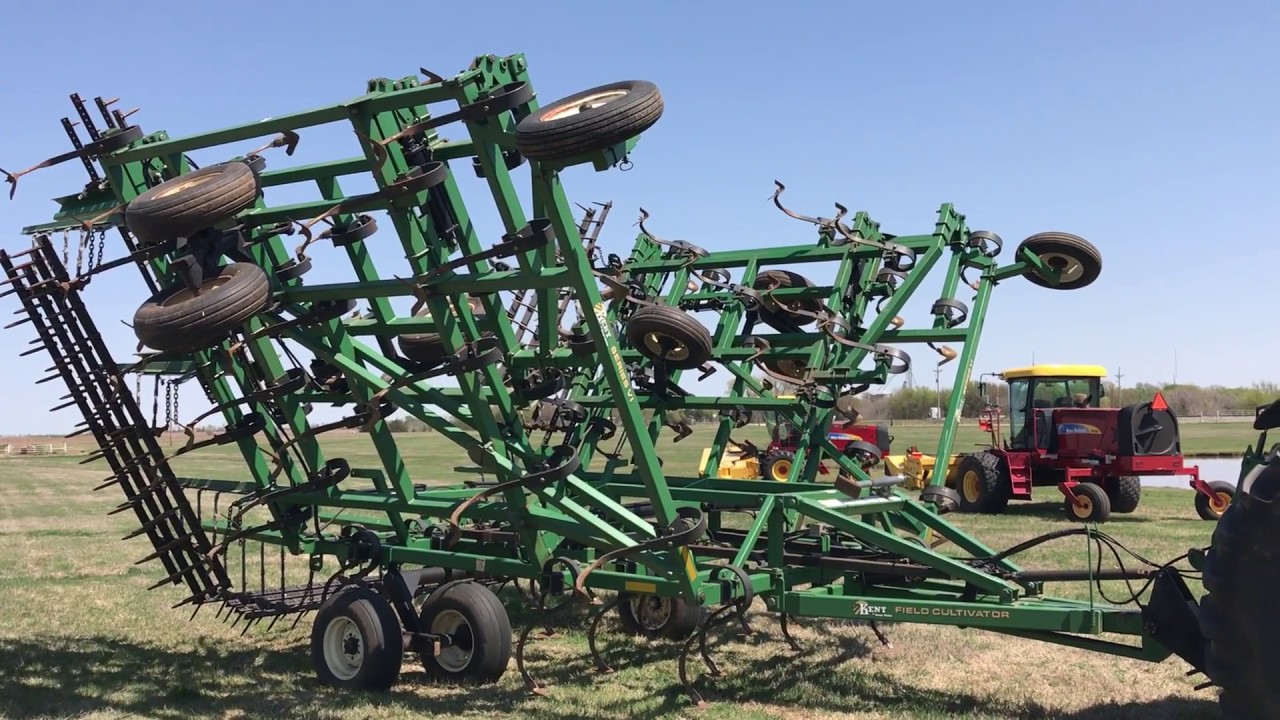 2001 Kent by Great Plains 6544 Field Cultivator YouTube