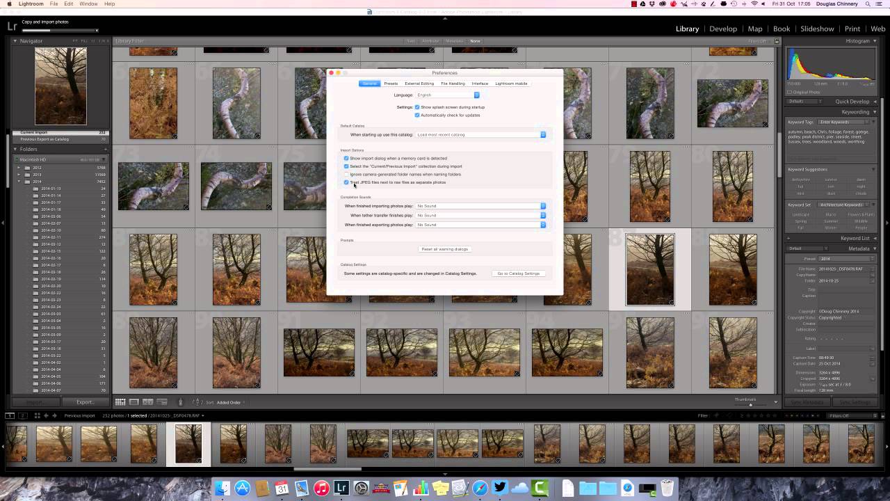 How to get Lightroom to Import raw files \u0026 jpegs together