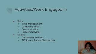 HCA 481  Internship Report (Lopez, Andrea)