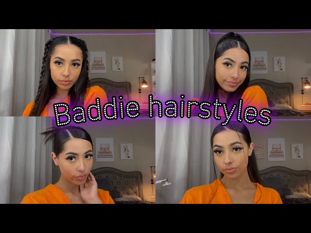 12 CUTE & EASY INSTA BADDIE HAIRSTYLES ♥ - YouTube