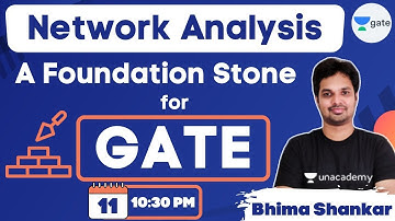 Network Analysis :  A foundation stone for GATE | Sankar Sir