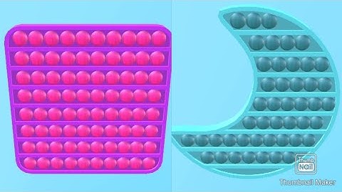 Pop it fidget 3D Gameplay, Very relaxing and satisfying gameplay